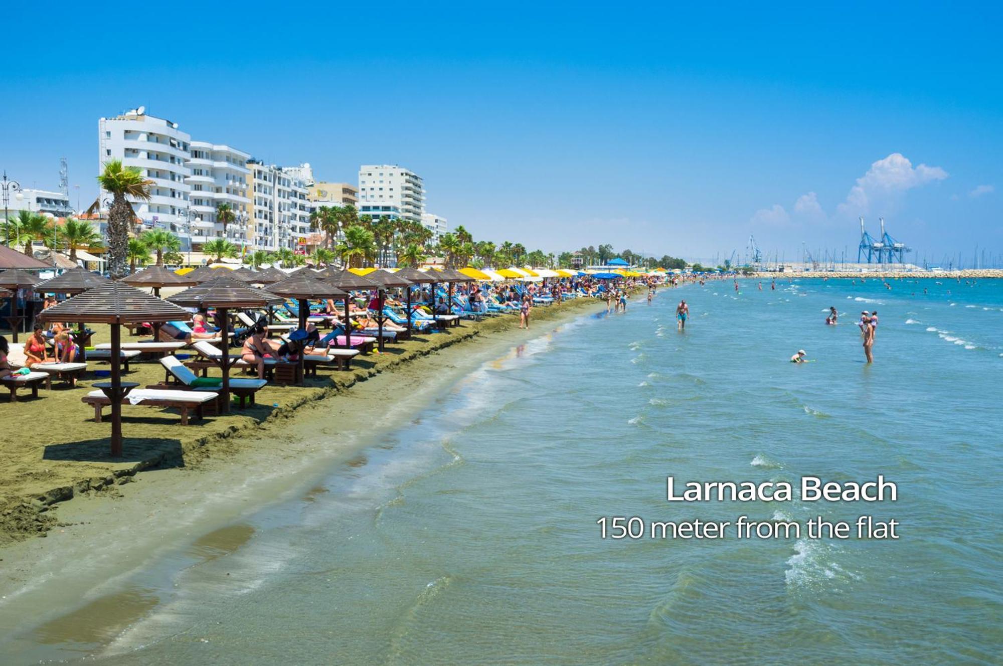 Paradise Palms Seaview Apartment Larnaca Esterno foto